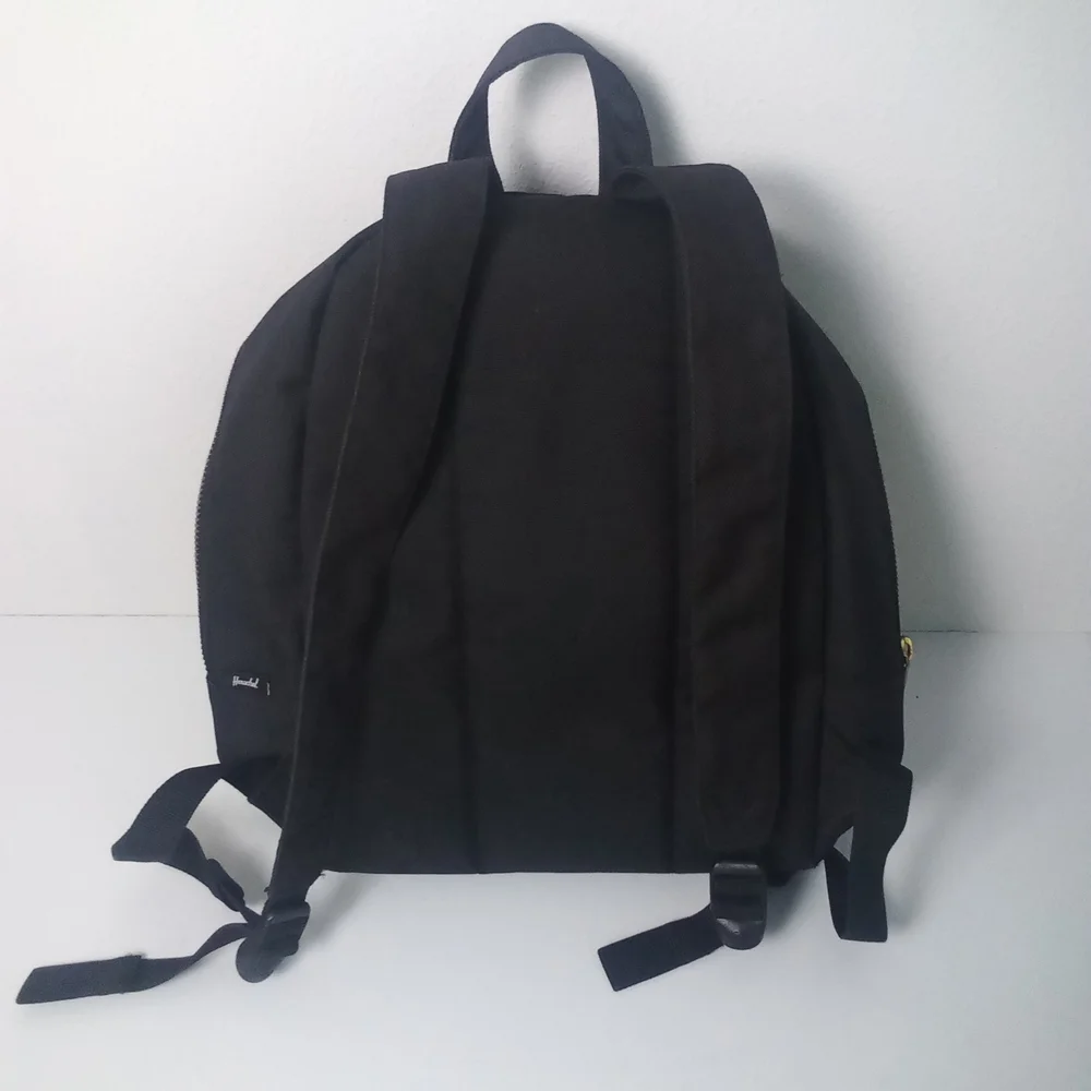 Herschel Supply Company Black Backpack Modern Minimalist Design